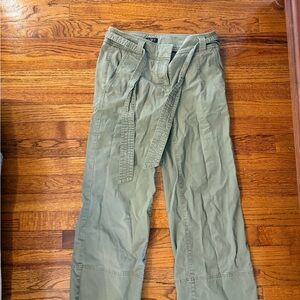 Loft crop wide leg Chico style pants